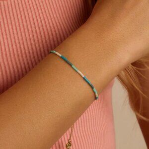 Gorjana Gigi Stripe Adjustable Bracelet -  Laguna